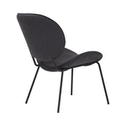 This is a product image of Ormer Lounge Chair Titanium Colour PU. It can be used as an.