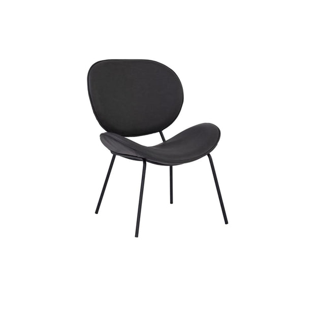 This is a product image of Ormer Lounge Chair Titanium Colour PU. It can be used as an.
