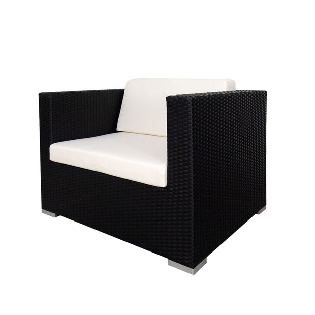 This is a product image of Palawan Patio Set White Cushion. It can be used as an Outdoor Furniture.