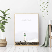 This is a product image of Place of Hope - Wall Art Print with Frame. It can be used as an Home Accessories.