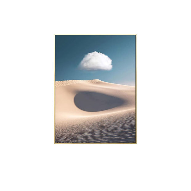 This is a product image of Puffy Above - Wall Art Print with Frame. It can be used as an Home Accessories.