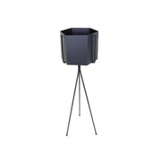 This is a product image of Radiant Black Free Standing Planter. It can be used as an Home Accessories.