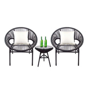 This is a product image of Shelton Patio Set White Pillow. It can be used as an Outdoor Furniture.