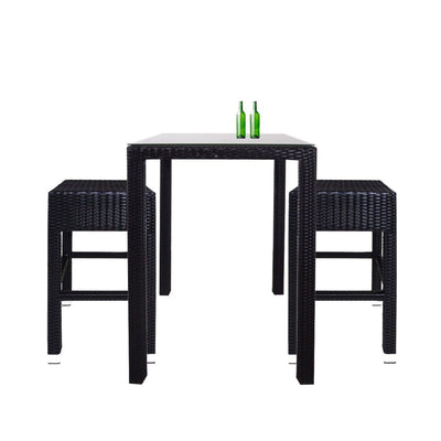 This is a product image of Sorona 2 Chair Bar Set. It can be used as an Outdoor Furniture.