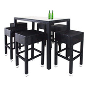 This is a product image of Sorona 6 Chair Bar Set. It can be used as an Outdoor Furniture.