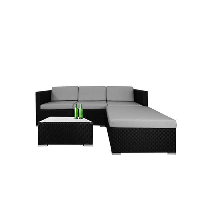 This is a product image of Summer Modular Sofa Set I Grey Cushion. It can be used as an Outdoor Furniture.