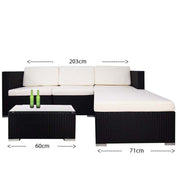 This is a product image of Summer Modular Sofa Set I White Cushion. It can be used as an Outdoor Furniture.
