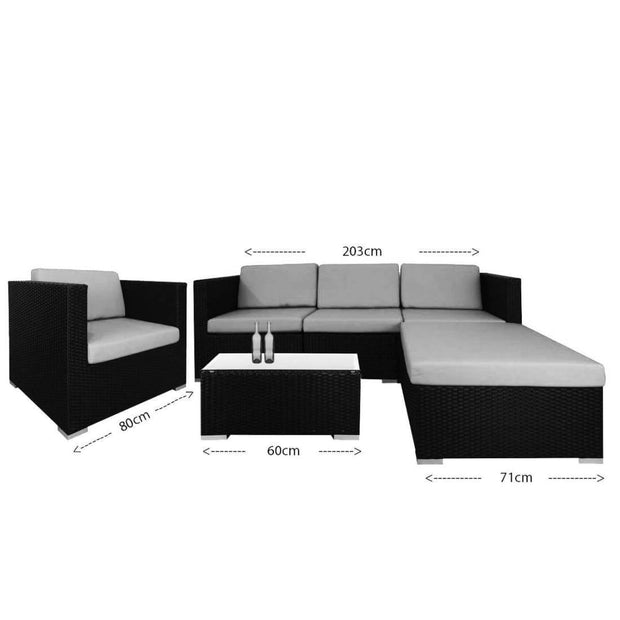 This is a product image of Summer Modular Sofa Set II Grey Cushion. It can be used as an Outdoor Furniture.