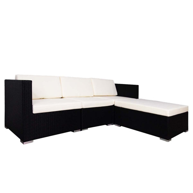 This is a product image of Summer Modular Sofa Set II White Cushion. It can be used as an Outdoor Furniture.