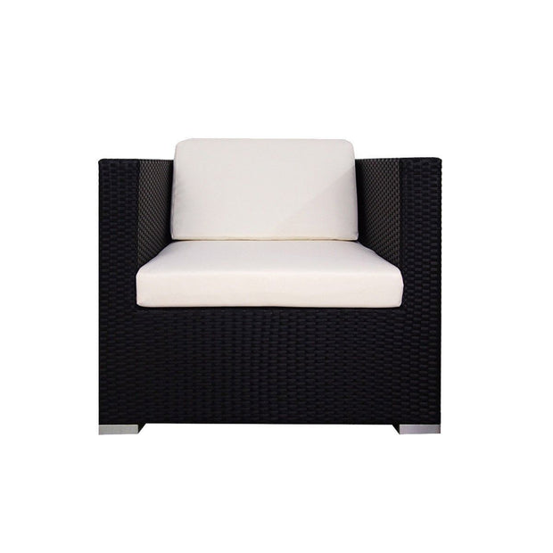 This is a product image of Summer Modular Sofa Set II White Cushion. It can be used as an Outdoor Furniture.