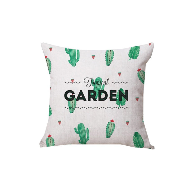 This is a product image of Tropical Garden Cushion. It can be used as an Home Accessories.
