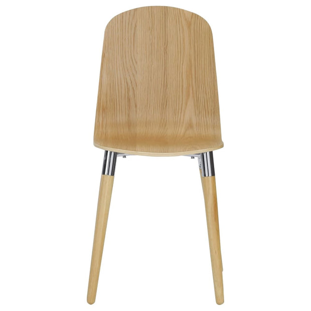 This is a product image of Vesta Dining Chair Oak Veneer Set of 2. It can be used as an.
