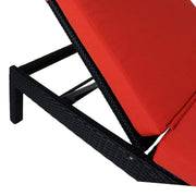This is a product image of Wikiki Sunbed Orange Cushion. It can be used as an Outdoor Furniture.
